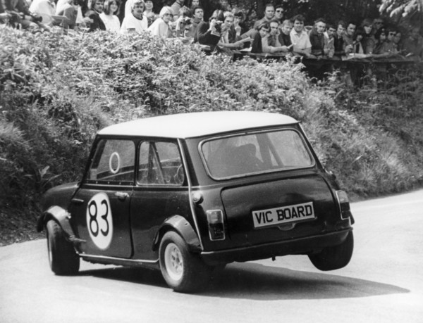 Mini Cooper S, Wiscombe Hill Climb, Honiton, Devon, 1975. Artist: Unknown