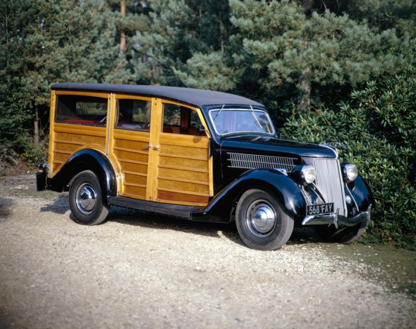 1936 Ford V8 Woody model 68 Utility car. Artist: Unknown