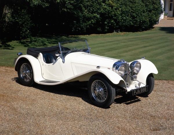 1937 Jaguar SS100. Artist: Unknown