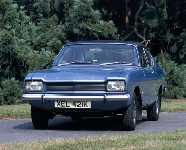 A 1972 Ford Capri 1600L. Artist: Unknown