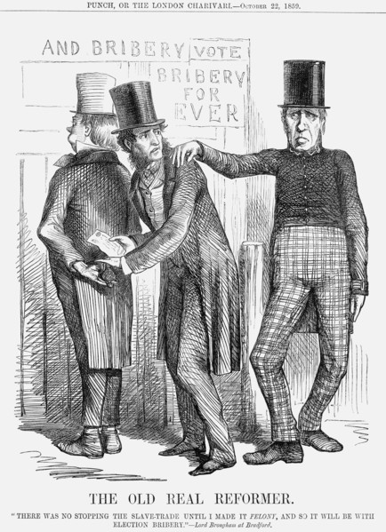 'The Old Real Reformer', 1859. Artist: Unknown