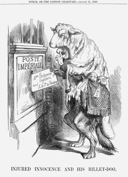 'Injured Innocence and his Billet-Doo', 1860. Artist: Unknown