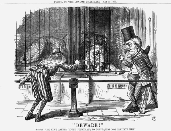 Beware!, 1863. Artist: John Tenniel