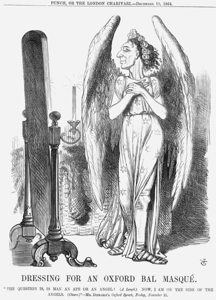 'Dressing for an Oxford Bal Masqué', 1864. Artist: John Tenniel