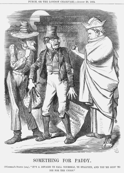 'Something for Paddy', 1864. Artist: John Tenniel