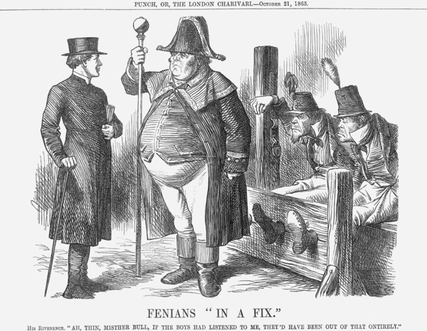 'Fenians In A Fix', 1865. Artist: John Tenniel