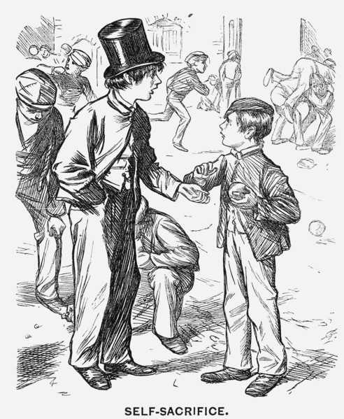 'Self-Sacrifice', 1866. Artist: Unknown