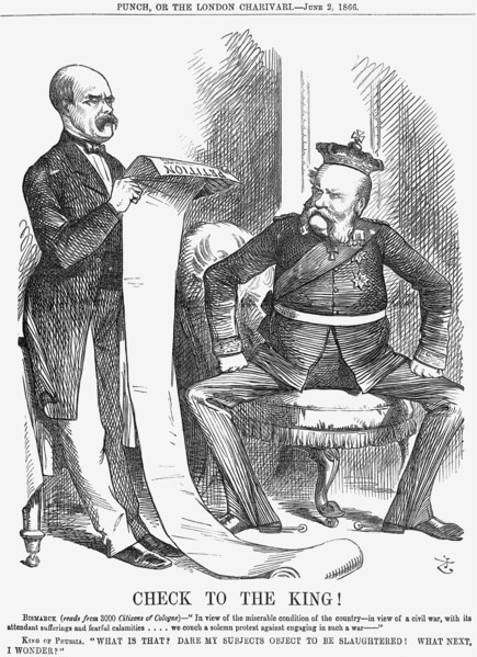 'Check to the King!', 1866. Artist: John Tenniel