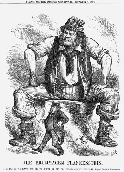 'The Brummagem Frankenstein', 1866. Artist: John Tenniel