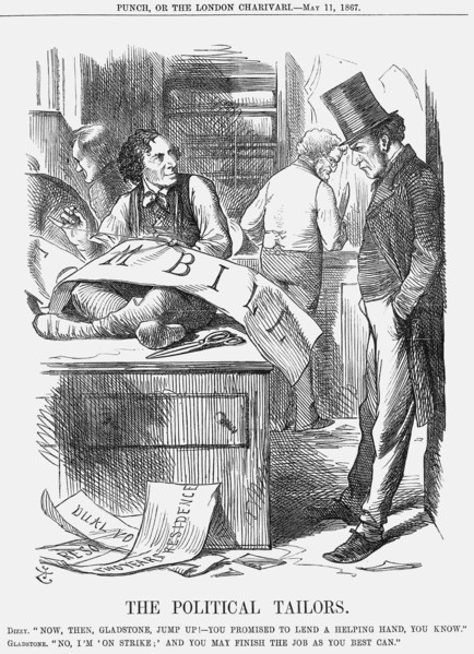 'The Political Tailors', 1867. Artist: John Tenniel