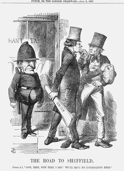 'The Road to Sheffield', 1867. Artist: John Tenniel