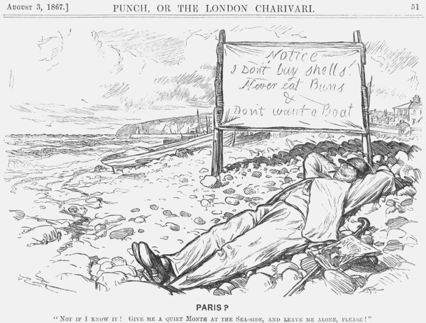 'Paris?', 1867. Artist: Charles Samuel Keene