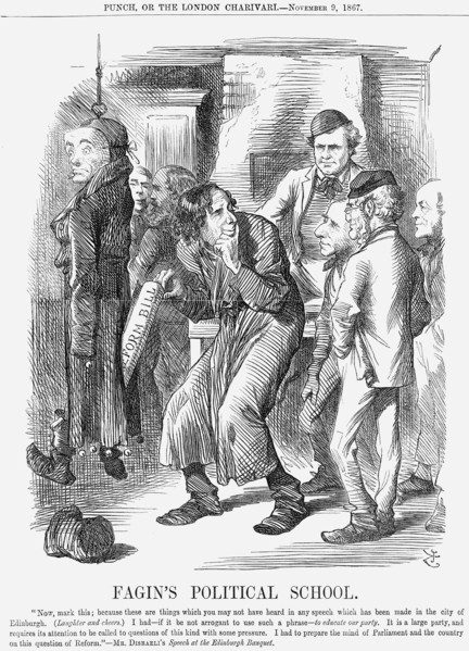 'Fagin's Political School', 1867. Artist: John Tenniel
