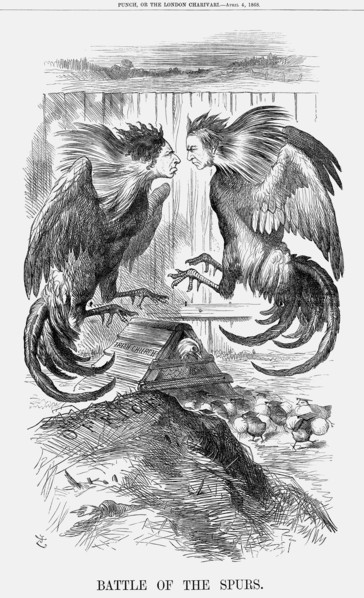 'Battle of The Spurs', 1868. Artist: John Tenniel
