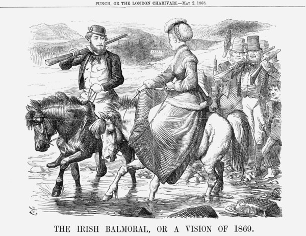 'The Irish Balmoral, Or A Vision of 1869', 1868. Artist: John Tenniel