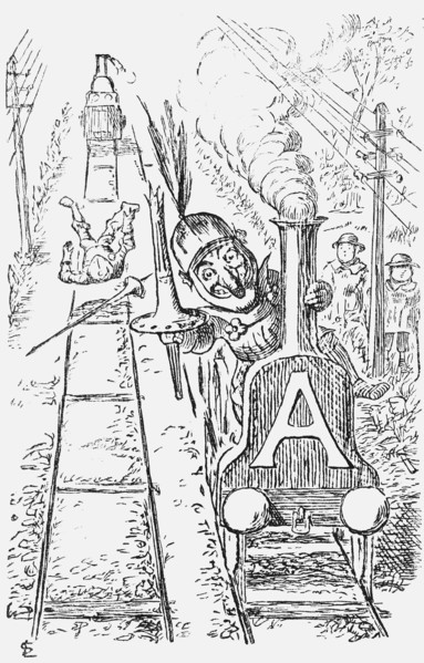 'The Worst Managed Railway Running Out of London', 1868. Artist: Edward Linley Sambourne