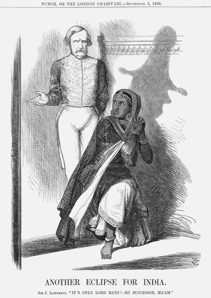 'Another Eclipse for India', 1868. Creator: John Tenniel.