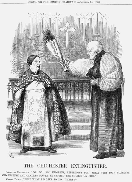 'The Chichester Extinguisher', 1868. Artist: Unknown