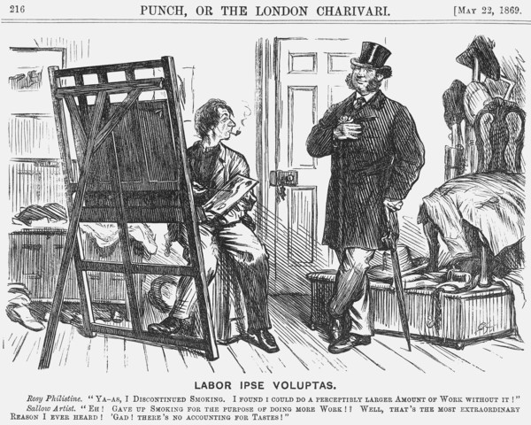 'Labor Ipse Voluptas', 1869. Artist: Charles Samuel Keene