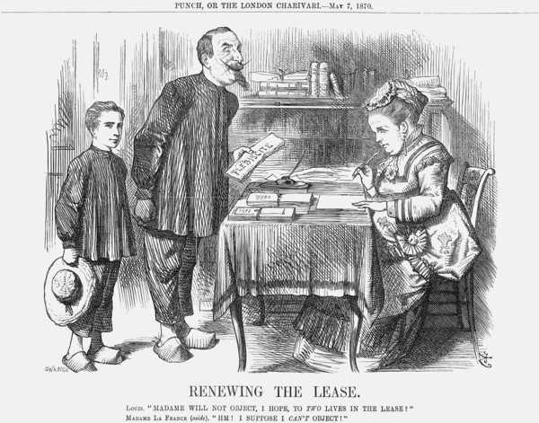 'Renewing The Lease', 1870. Artist: Joseph Swain