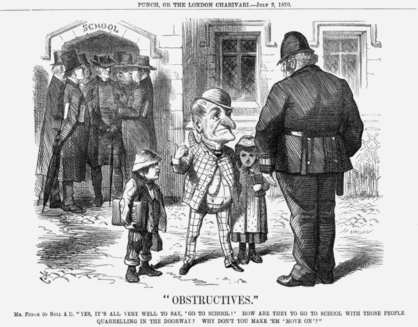 Obstructives, 1870. Artist: Joseph Swain