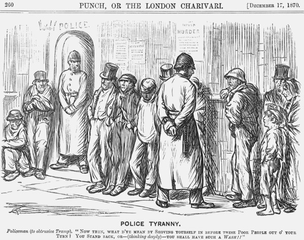 'Police Tyranny', 1870. Artist: Unknown