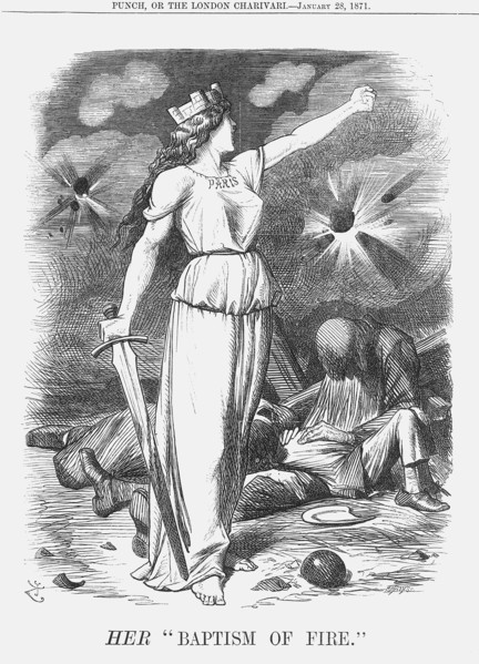 'Her Baptism of Fire', 1871. Artist: Joseph Swain