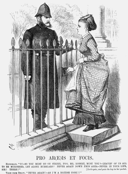 'Pro Ar(e)is Et Focis', 1872. Artist: Joseph Swain