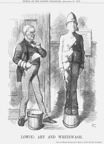 'Low(e) art and whitewash', 1873. Artist: Joseph Swain
