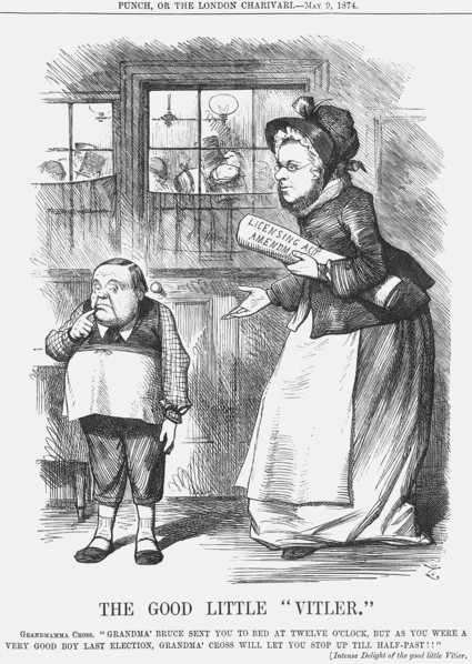 'The Good Little "Vitler"', 1874.  Creator: Joseph Swain.