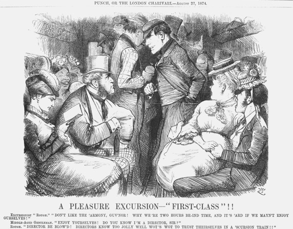 'A Pleasure Excursion - First-Class!', 1824. Artist: Joseph Swain