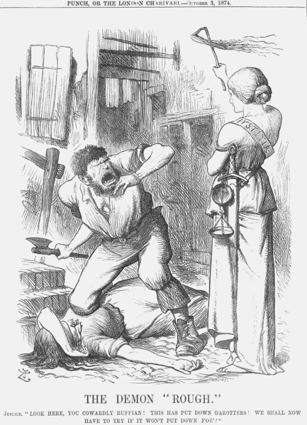 'The Demon Rough', 1874.  Artist: Joseph Swain