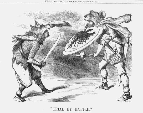 'Trial by Battle', 1877. Artist: Joseph Swain