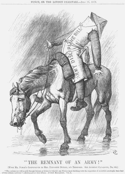The Remnant of an Army!, 1879. Artist: Joseph Swain