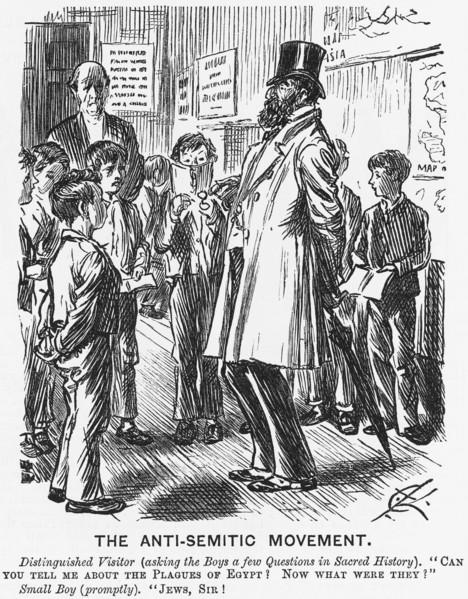'The Anti-Semitic Movement', 1881. Artist: Unknown