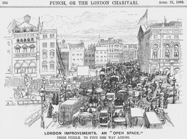 'London Improvements. An Open Space', 1888. Artist: Unknown