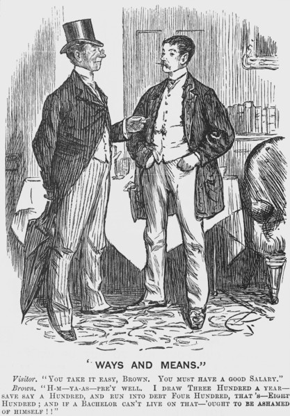 Ways and Means, 1888. Artist: Unknown