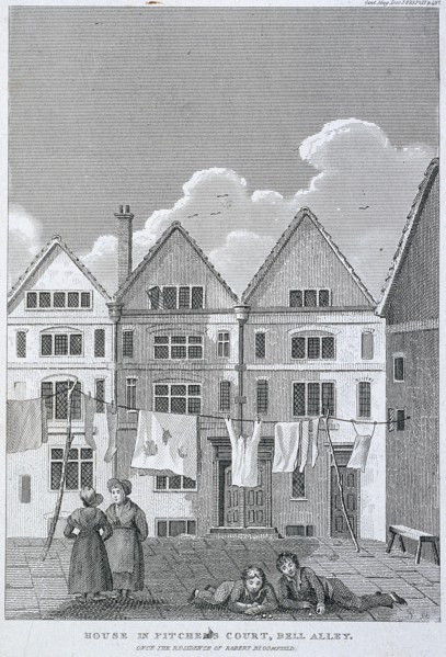 Coleman Street, London, 1823. Artist: Anon