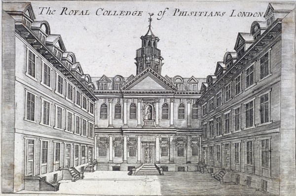 College of Physicians, London, c1710 Artist: Anon