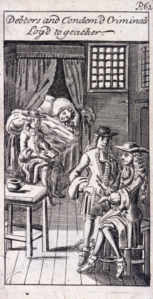 Fleet Prison, London, 1691. Artist: Anon