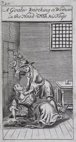Fleet Prison, London, 1691. Artist: Anon