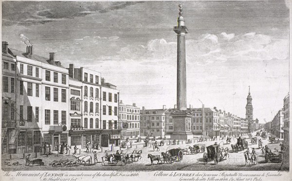 Fish Street Hill, London, c1750. Artist: Thomas Bowles