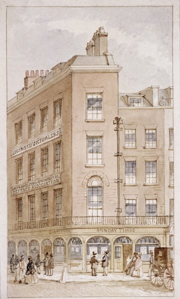 nos 103-104 Fleet Street, London, c1820. Artist: James Findlay