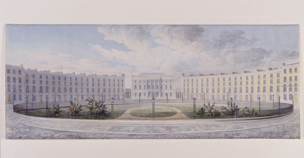 London Institution, Finsbury Circus, London, c1820. Artist: Anon