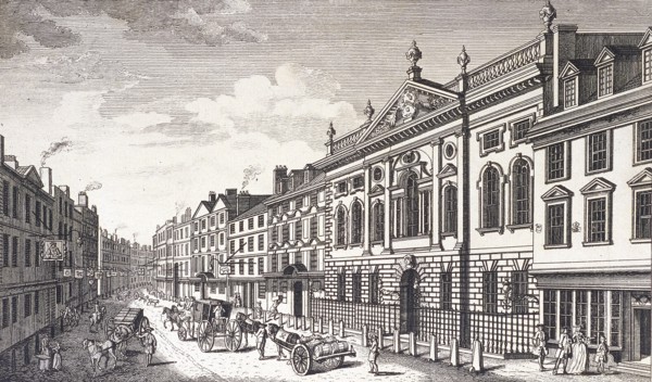 Ironmongers' Hall, Fenchurch Street, London, c1750. Artist: Anon