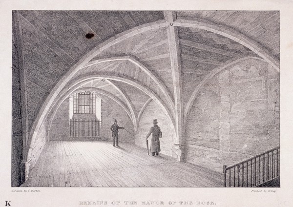 Laurence Pountney Hill, London, c1820. Artist: Charles Burton