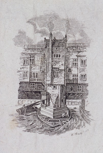 London Bridge (old), London. c1870. Artist: W Hughes