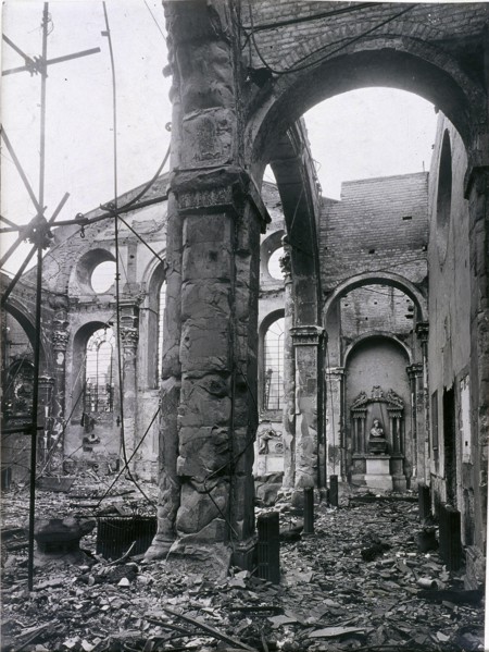 St Mary-le-Bow, London, 1941. Artist: Anon