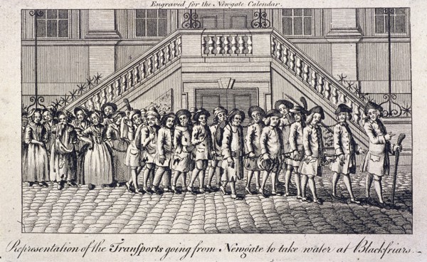 Old Bailey, Newgate Prison, London, c1760. Artist: Anon