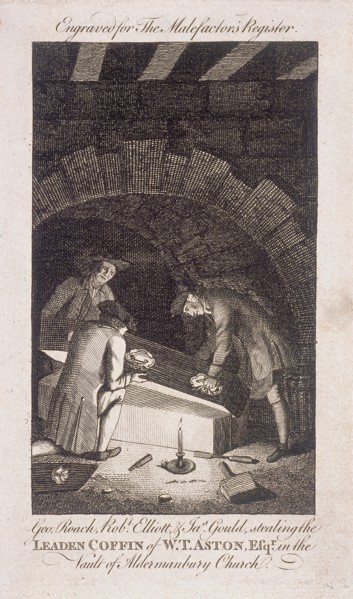 St Mary Aldermanbury, London, 1778. Artist: Anon